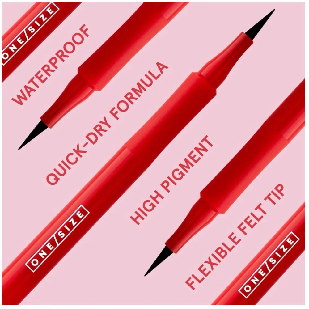 One Size - Point Made Waterproof Liquid Eyeliner Pen - Busty Brown
